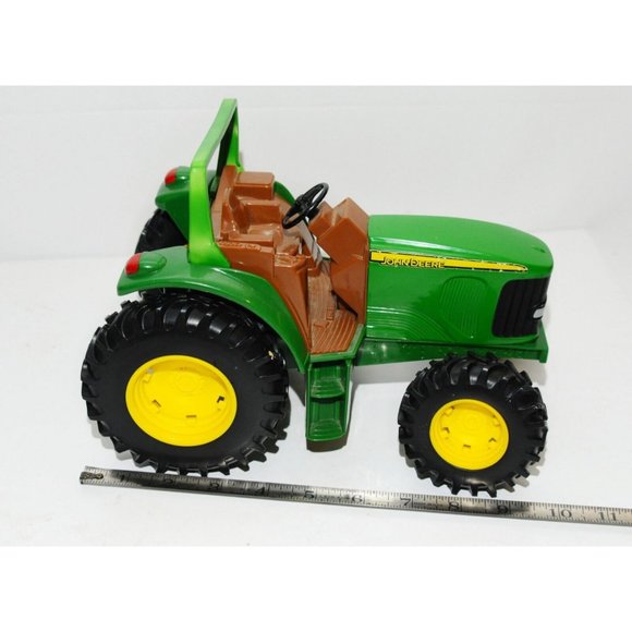 ERTL John Deere Tough Tractor Die-Cast Metal  and Plastic, 10"   Nice Condition - Picture 1 of 9